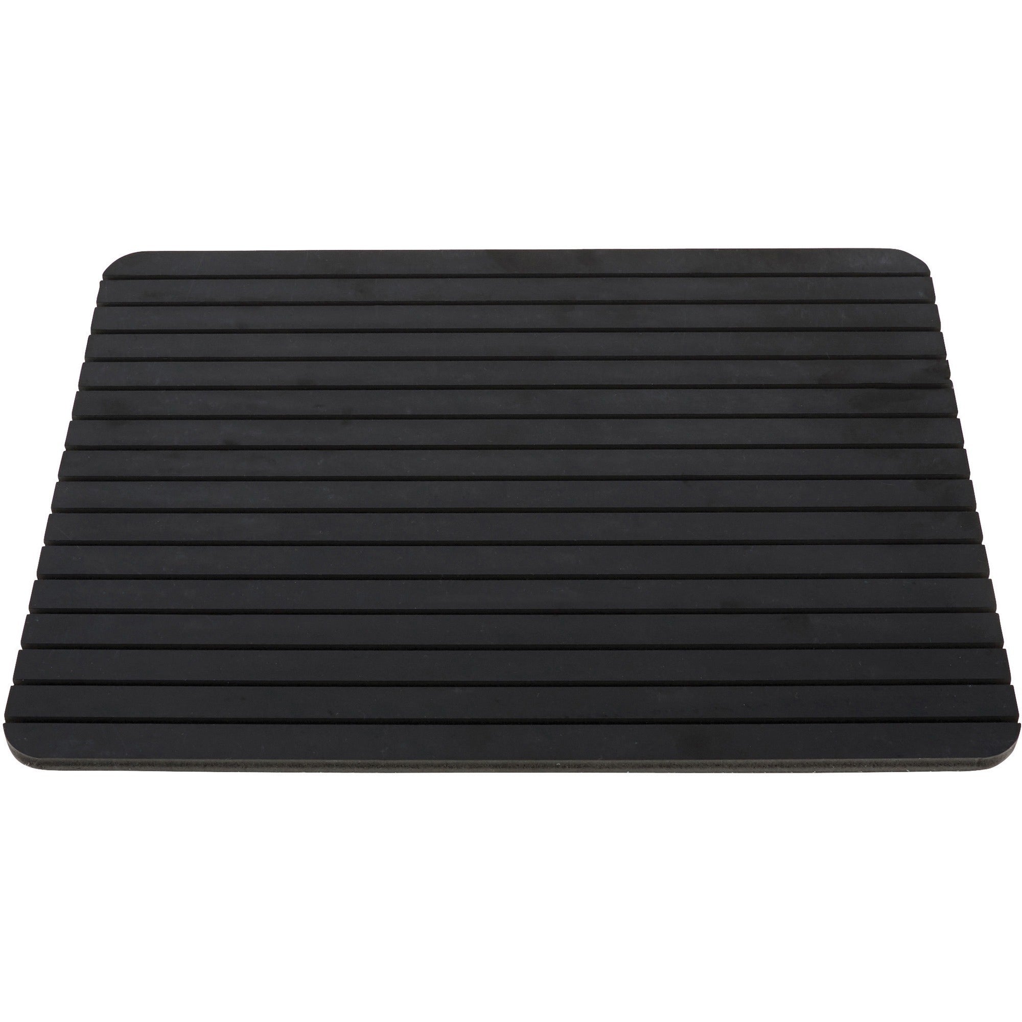 0.3" Height x 11.4" Width x 15.4" Length - Polyvinyl Chloride (PVC) - Black - 1 Each