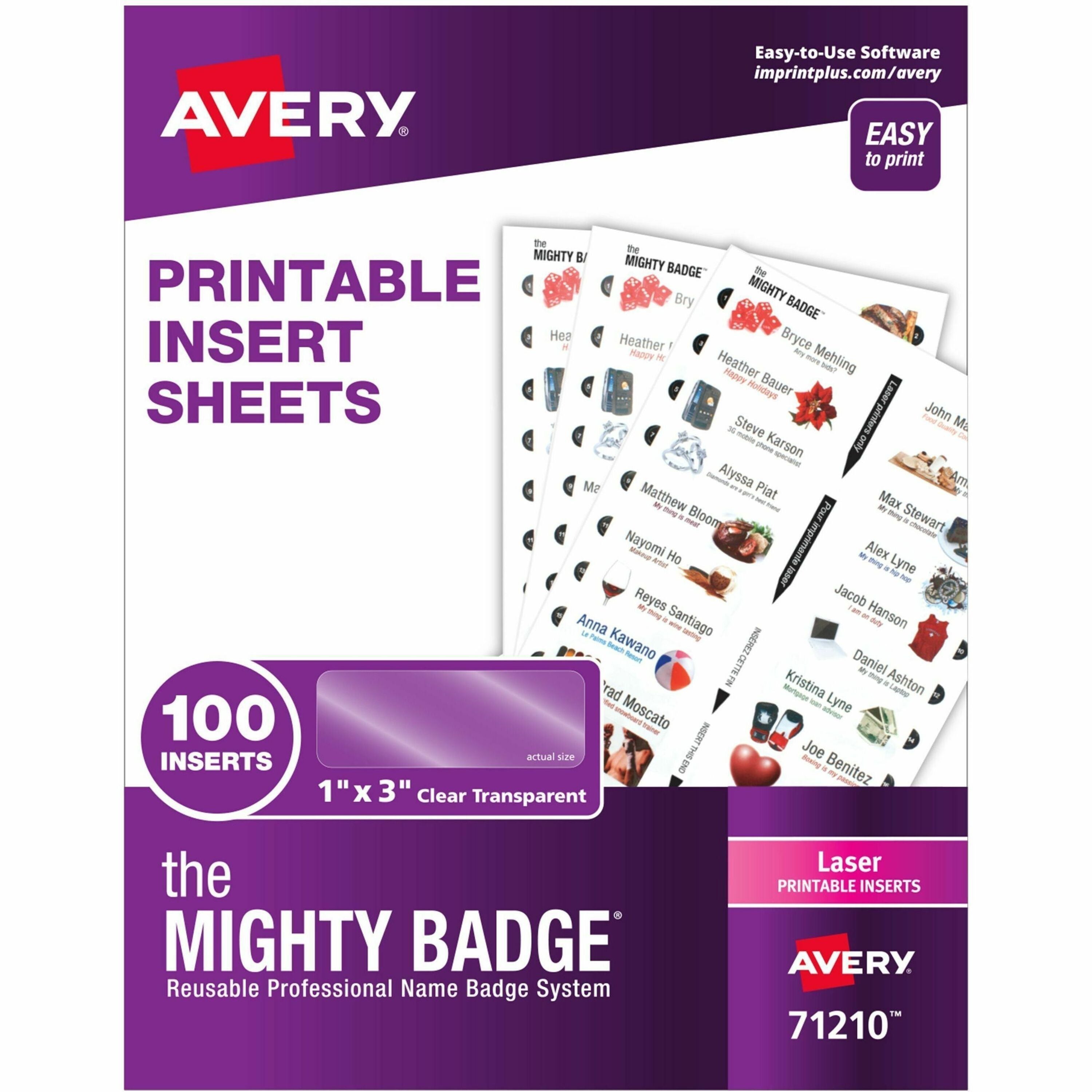 Letter - 8 1/2" x 11" - Printable, Non-adhesive, Easy Peel, Reusable - Clear - 5 Sheets - 100 / Pack