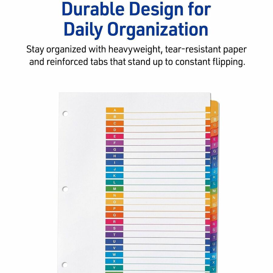 Avery A-Z Dividers, 26 Tabs, Ready Index (6 Sets of 11832)