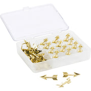 0.38" Shank - 0.88" Head - Gold - 36 / Pack