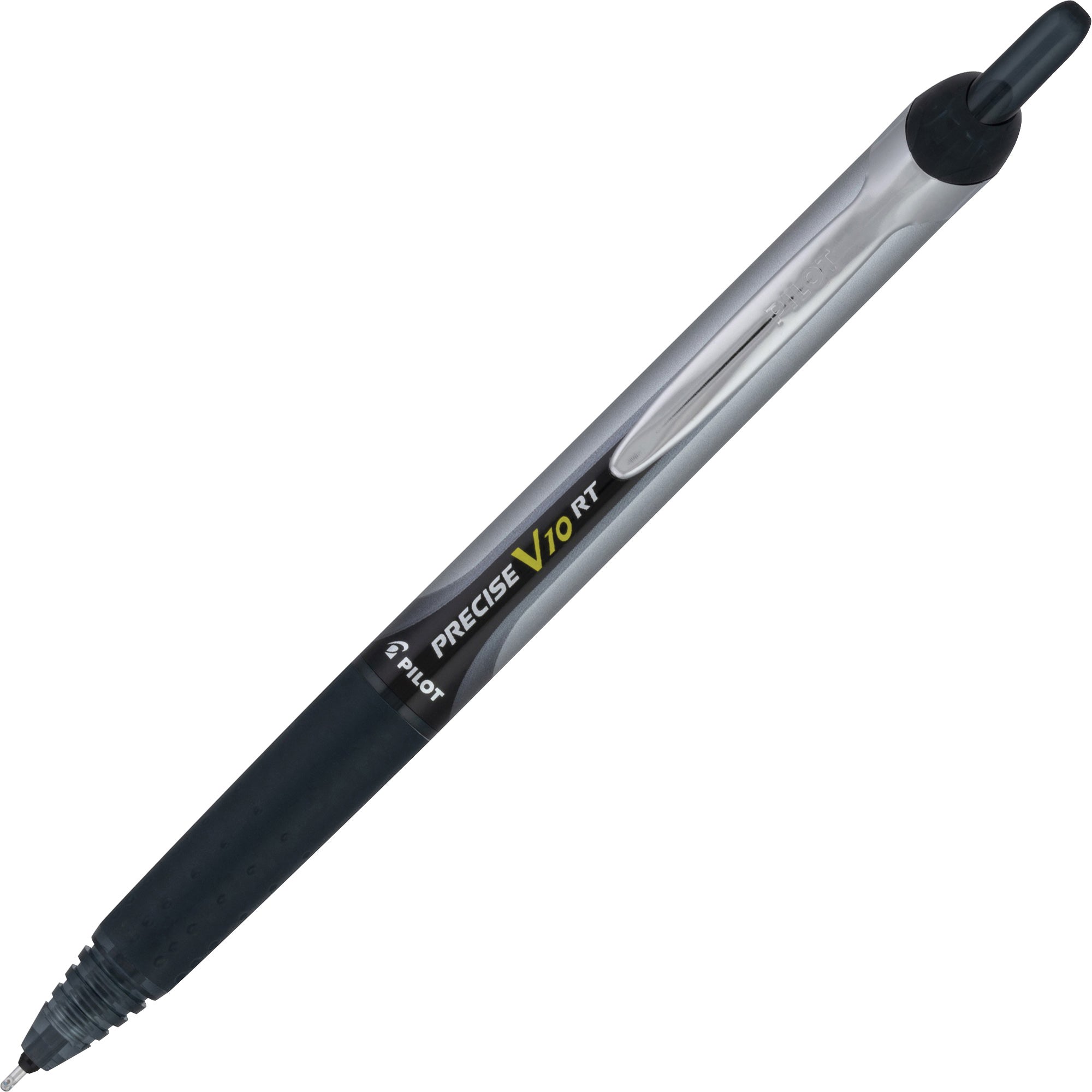 Pilot Retractable Rolling Ball Pens - 1 mm Bold Pen Point - Retractable - Black Ink - Writing - 1 Dozen