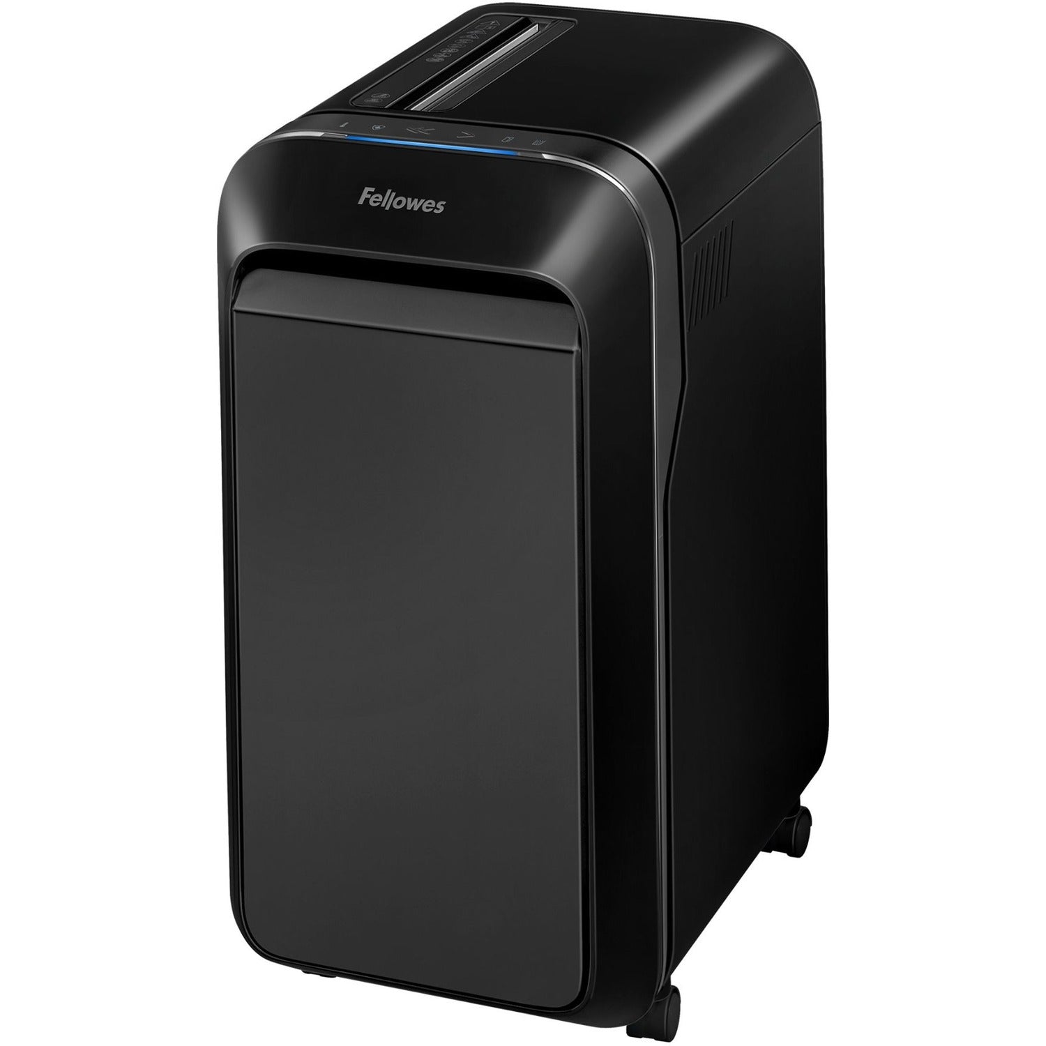 Micro Cut - 20 Per Pass - for shredding Paper, Credit Card, Paper Clip, Staples, Junk Mail - 0.156" x 0.500" Shred Size - P-4 - 7 ft/min - 9" Throat - 20 Minute Run Time - 8 gal Wastebin Capacity - Black