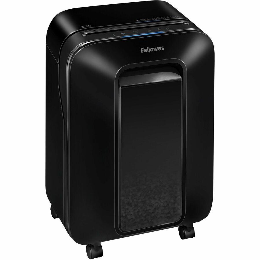 Micro Cut - 12 Per Pass - for shredding Paper, Paper Clip, Credit Card, Staples - 0.156" x 0.500" Shred Size - P-4 - 9 ft/min - 9" Throat - 10 Minute Run Time - 6 gal Wastebin Capacity - Black