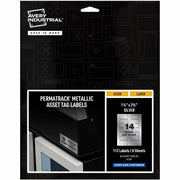 Avery&reg; PermaTrack Metallic Asset Tag Labels, 1-1/4" x 2-3/4" , 112 Asset Tags