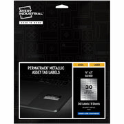 Avery&reg; PermaTrack Metallic Asset Tag Labels, 3/4" x 2" , 240 Asset Tags