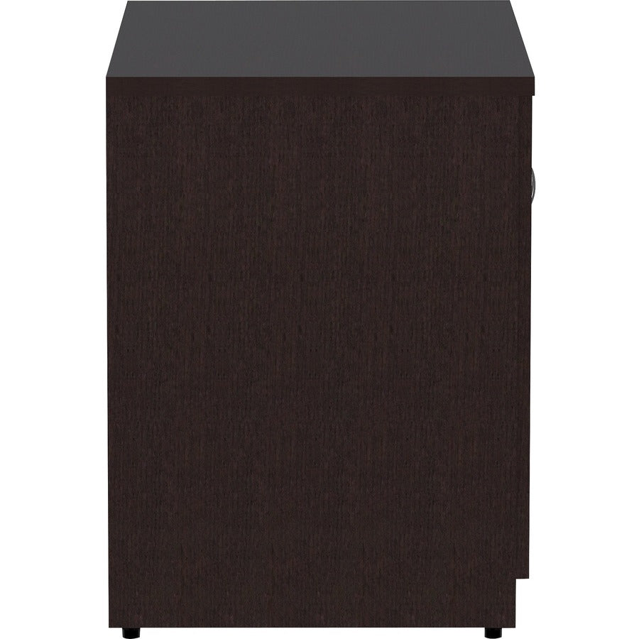 Lorell Essentials Series 2-Door Storage Cabinet - 29.5" Height x 36" Width x 22.5" Depth Cabinet, x 0.7" Thickness Panel - 2 Door(s) - Material: Laminate - Finish: Espresso - 1 Each