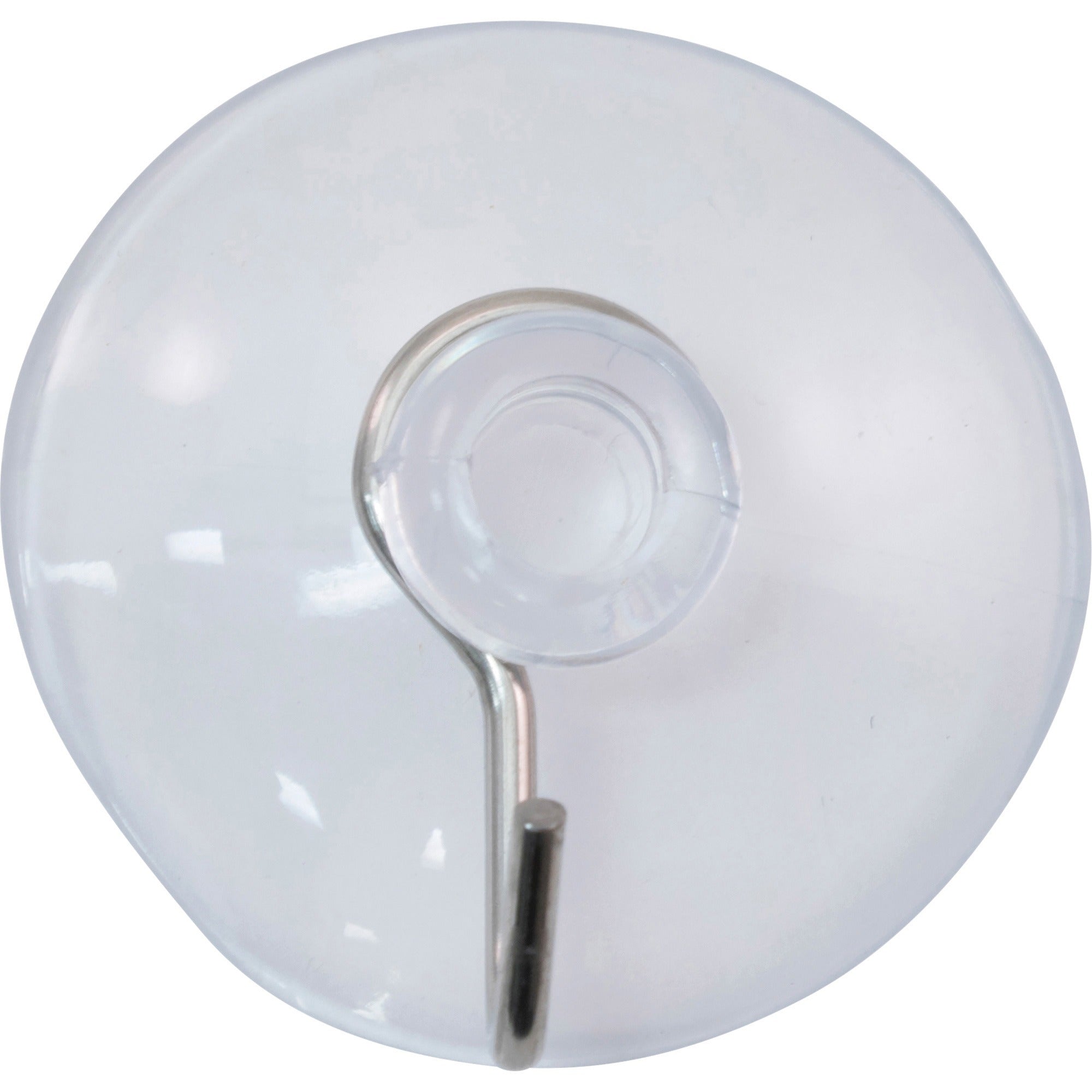 1" Height x 1.6" Width - for Glass, Tile, Metal, Kitchen, Classroom, Office - Metal - Clear - 25 / Box