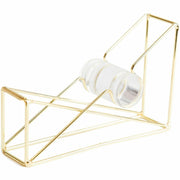 1" Core - Refillable - Easy to Use, Sturdy, Lightweight - Wire Metal - Gold - 1 Each
