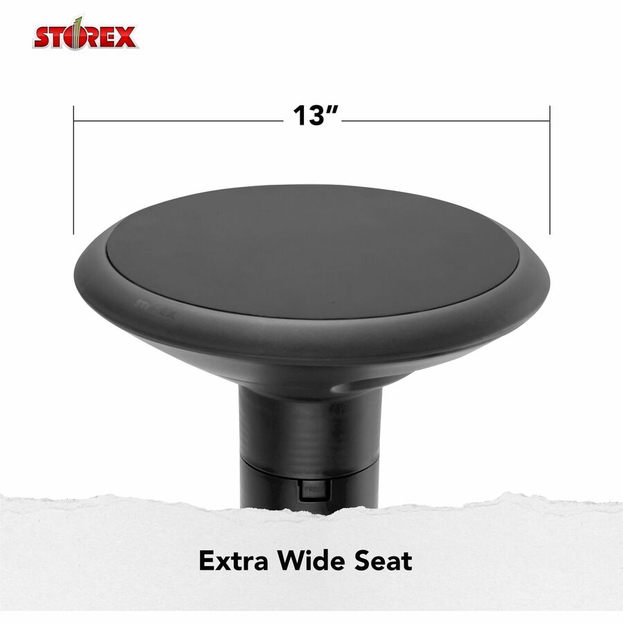 Wiggle Stool, Black