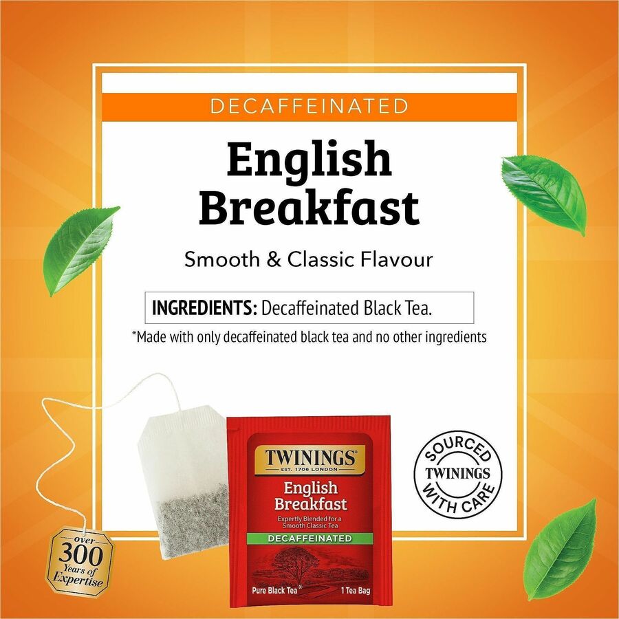 Black Tea - 1.8 oz - Decaffeinated - 25 / Box