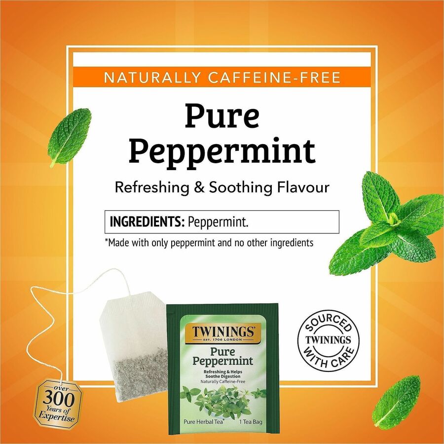 Herbal Tea - 1.8 oz - Caffeine-free - 25 / Box