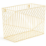 6.80" Height x 9.50" Width x 12.40" Length - Desktop - Gold - Metal Wire - 1 Each