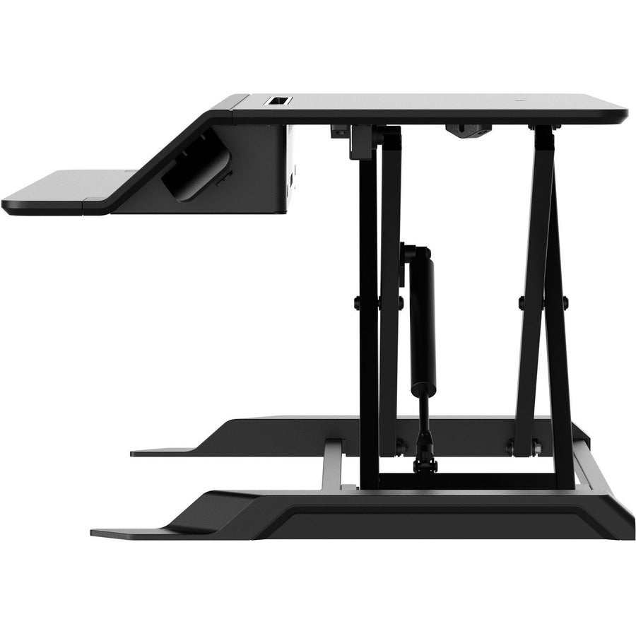 4.38" Height x 31.50" Width x 24" Depth - Desktop - Black