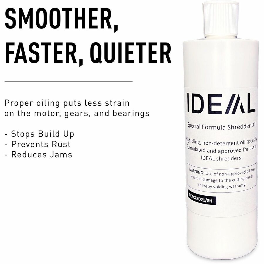 ideal. Shredder Oil, 8 Bottles (1 Pint Each) per Carton