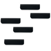DURABLE DURAFIX Clip - 2.4" Width - for Notes, Door, Reminder, Glass, Refrigerator, Cabinet, Appointment, Reminder - Residue-free, Easy to Use - Black - 10 / Pack