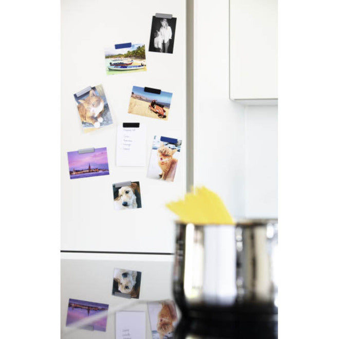 DURABLE DURAFIX Clip - 2.4" Width - for Notes, Door, Reminder, Glass, Refrigerator, Cabinet, Appointment, Reminder - Residue-free, Easy to Use - Black - 10 / Pack