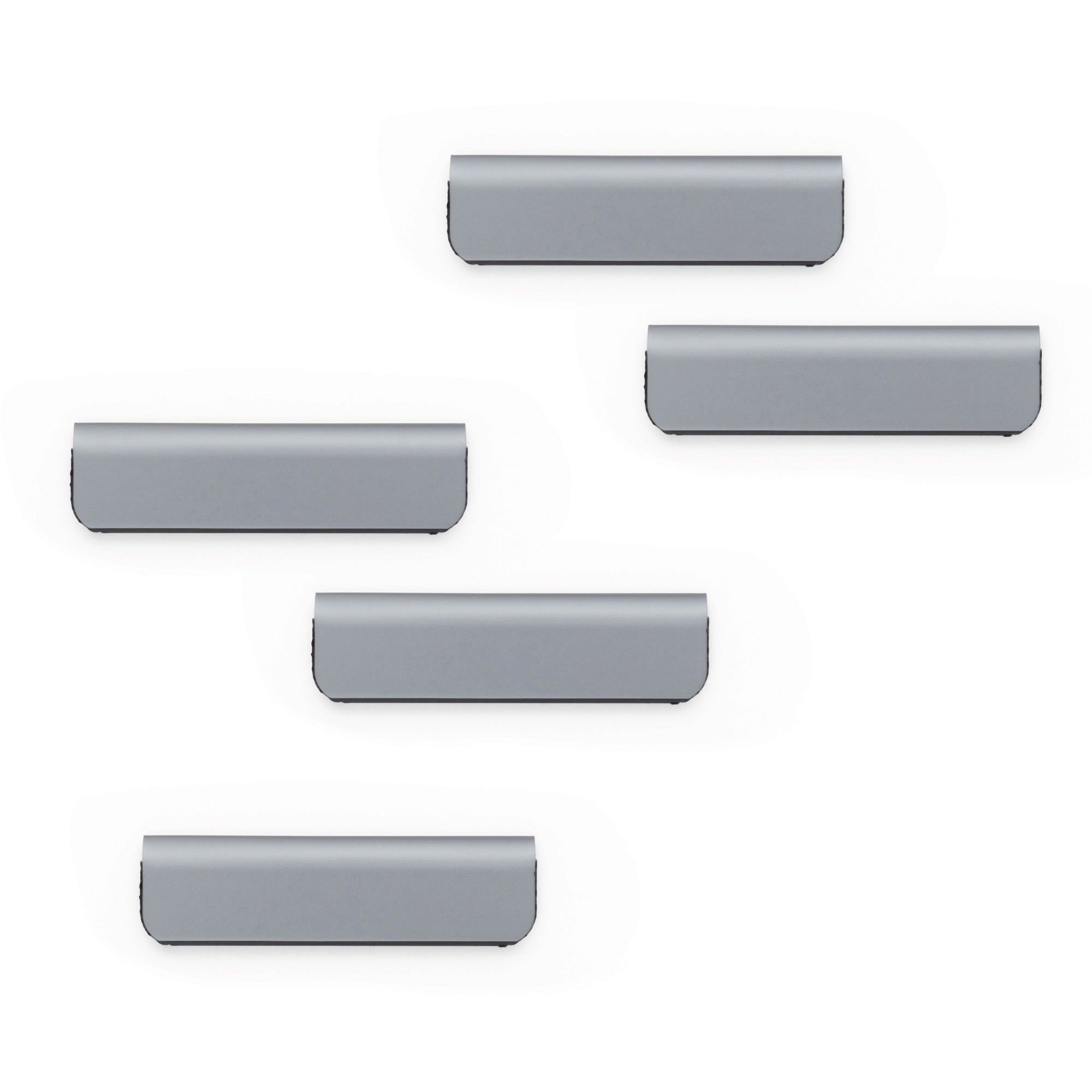DURABLE DURAFIX Clip - 2.4" Width - for Notes, Door, Reminder, Glass, Refrigerator, Cabinet, Appointment, Reminder - Residue-free, Easy to Use - Silver - 10 / Pack