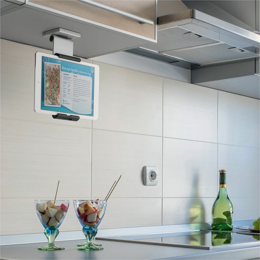 2.5" Height x 3.1" Width x 10.6" Depth - Steel, Aluminum, ABS - Metallic Silver - 1 Each