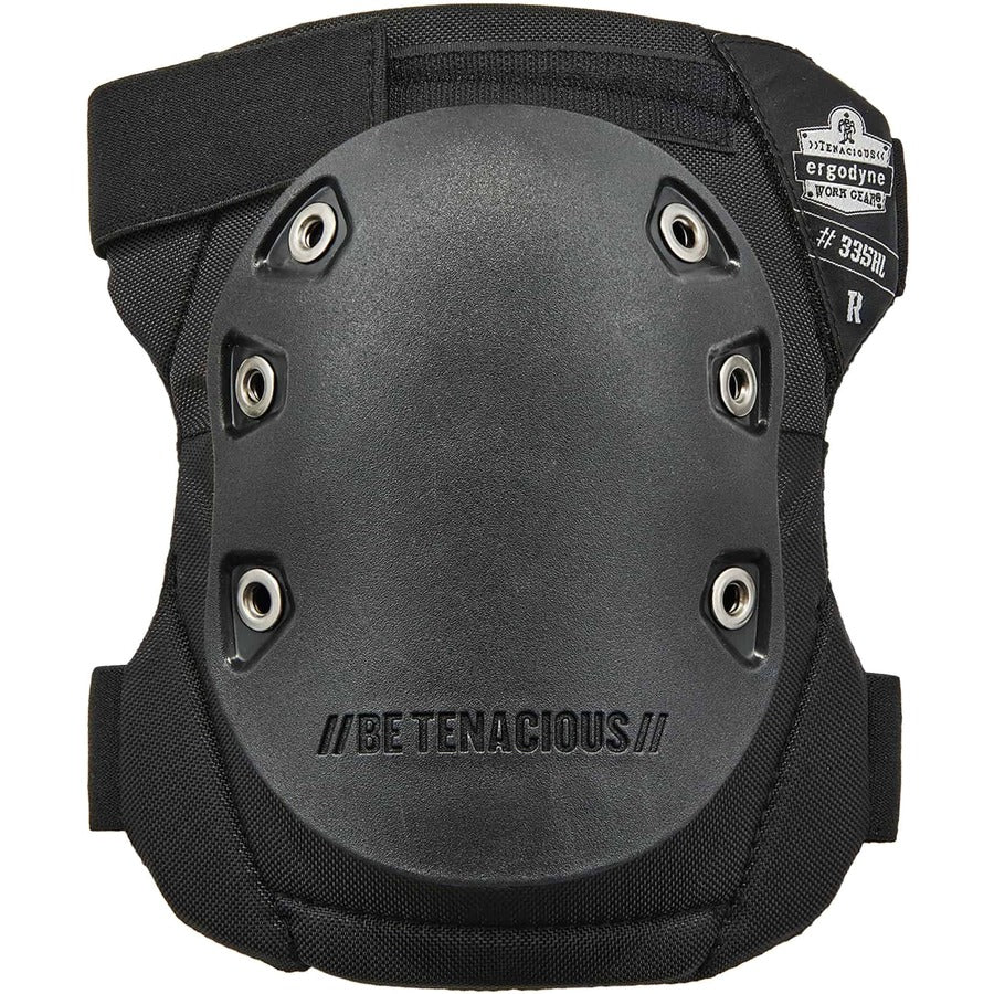Recommended for: Construction, Maintenance, Carpentry, Masonry - Knee Protection - Hook & Loop Closure - Black - Slip Resistant, Washable, Abrasion Resistant, Puncture Resistant, Anti-odor - 2 / Pair