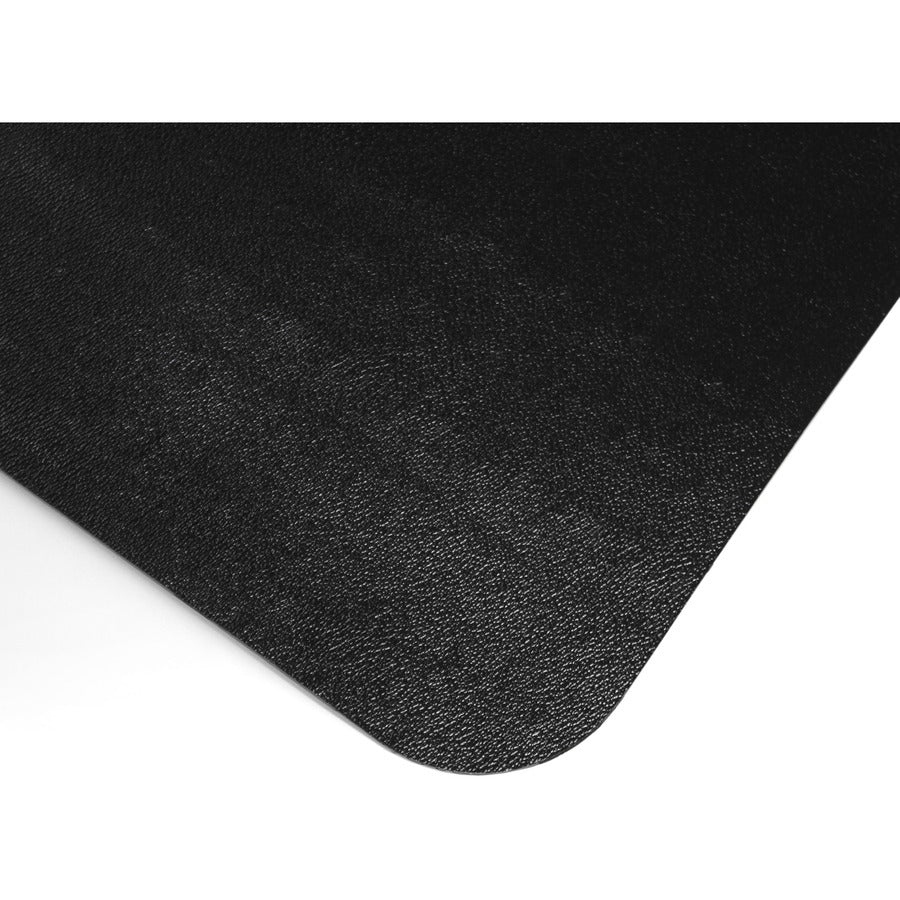 Floortex Advantagemat Black&reg; Vinyl Rectangular Chair Mat for Carpets - 48" x 60"