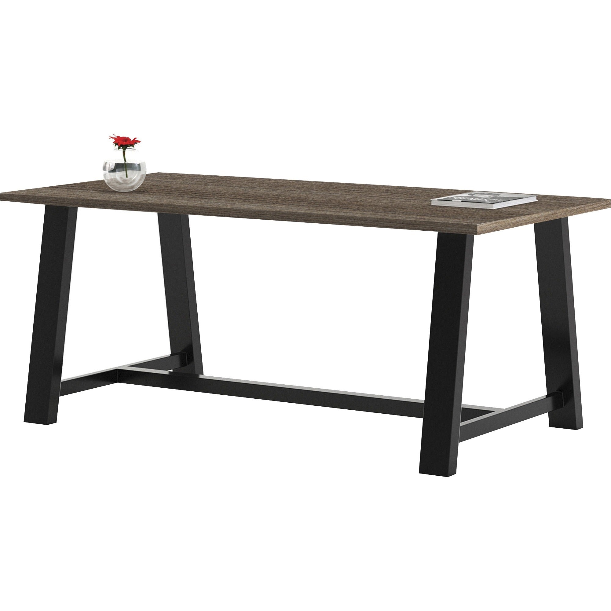 KFI Midtown 36x72x30 Laminate Top Table - 30" Height x 36" Width x 72" Length - Finish: Teak - High Pressure Laminate (HPL) Table Top - 1 Each