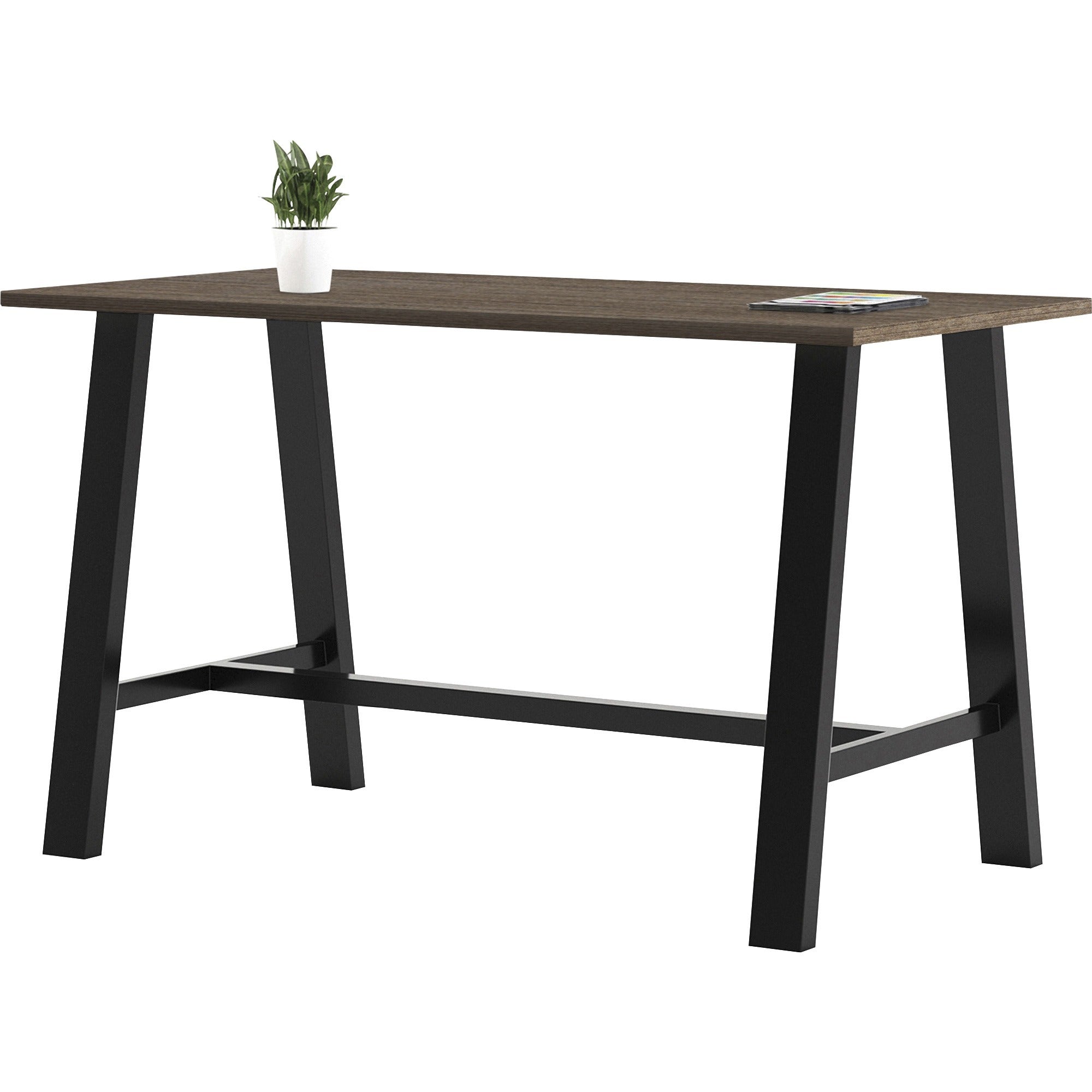 KFI Midtown 36x72x41 Laminate Top Table - 41" Height x 36" Width x 72" Length - Finish: Teak - High Pressure Laminate (HPL) Table Top - 1 Each