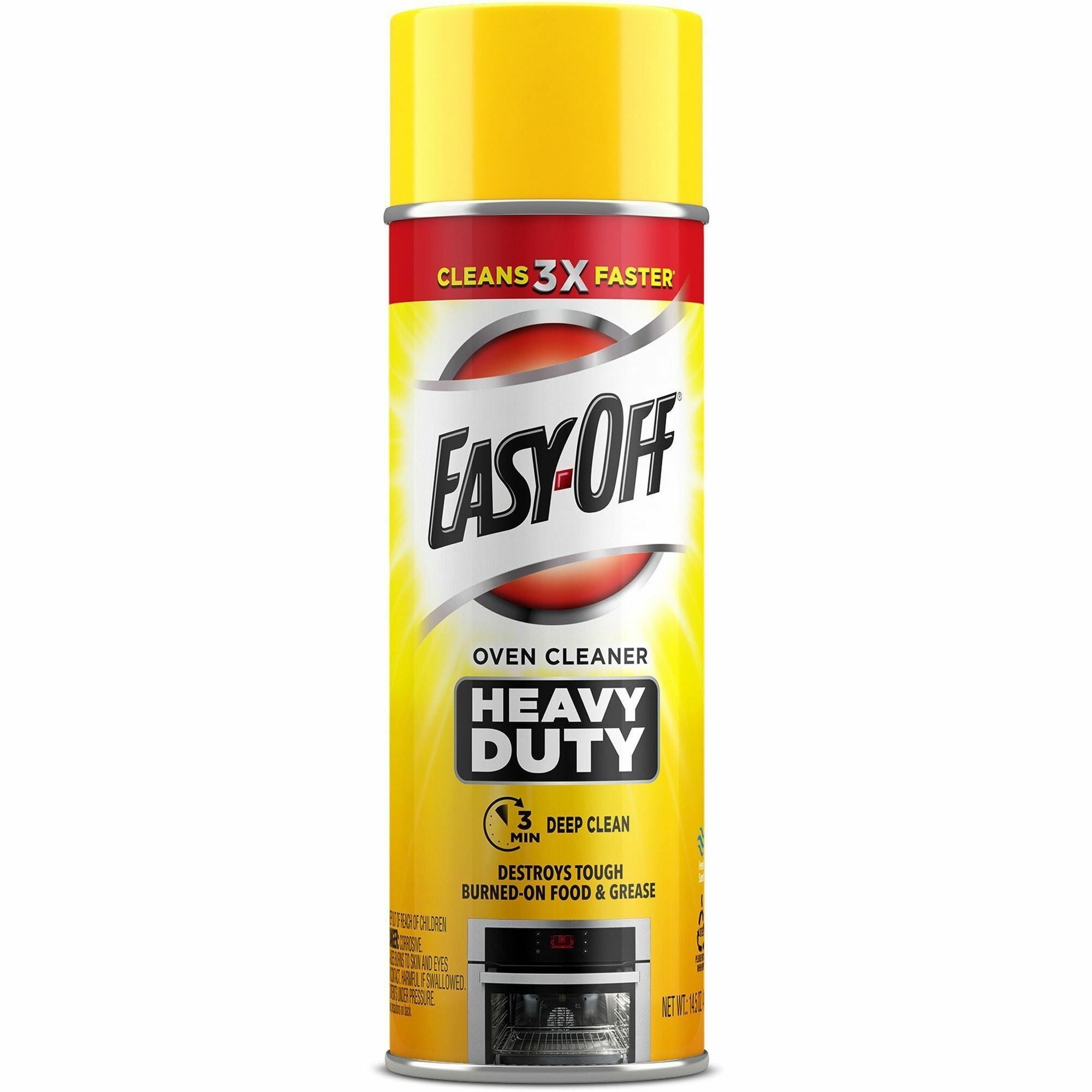 Easy-Off Heavy Duty Oven Cleaner - 14.5 fl oz (0.5 quart) - Fresh Scent - Heavy Duty - White - 6 / Carton
