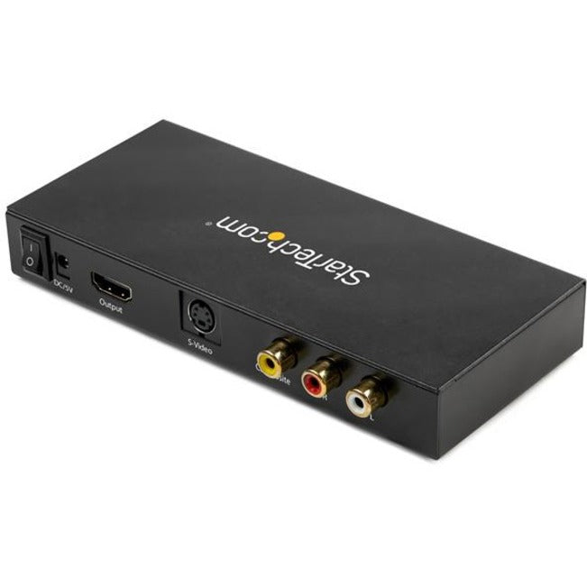 StarTech.com S-Video or Composite to HDMI Converter with Audio - 720p - NTSC and PAL