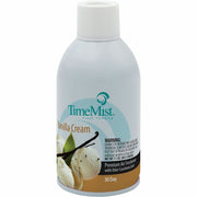 TimeMist Metered 30-Day Vanilla Cream Scent Refill - Spray - 6000 ft³ - 5.3 fl oz (0.2 quart) - Vanilla Cream - 30 Day - Long Lasting, Odor Neutralizer - 1 Each