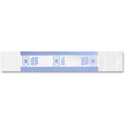 ICONEX SecurIT Currency Straps - $100 Denomination - Sturdy, Color Coded, Adhesive - Kraft Paper - Blue - 1000 / Pack