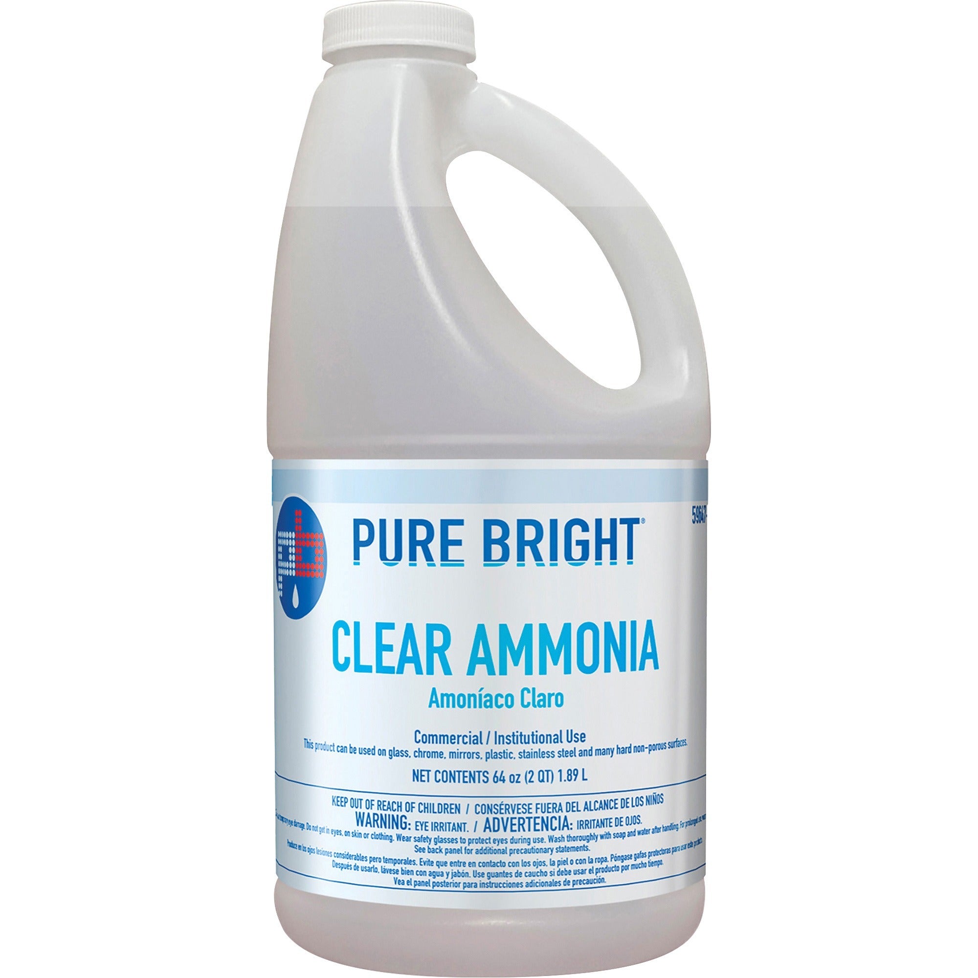 64 fl oz (2 quart) - Clear - 8 / Carton