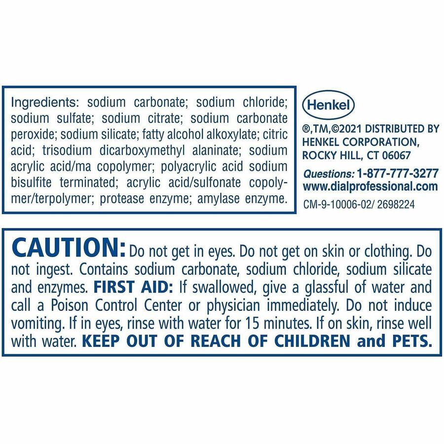 1 oz (0.06 lb) - Citrus Scent - Pleasant Scent, Phosphate-free - White - 200 / Carton