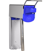 Manual - 1 gal Capacity - Heavy Duty, Durable, Corrosion Resistant, Rust Resistant, Abrasion Resistant, Ergonomic Handle - Metallic Gray, Blue - 1 Each