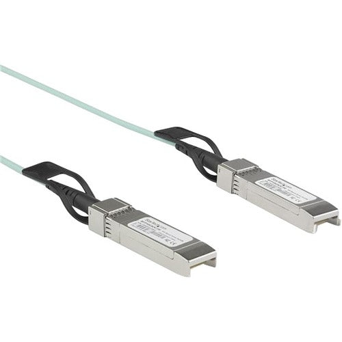 StarTech.com Dell EMC AOC-SFP-10G-2M Compatible SFP+ Active Optical Cable, 2m (6.6ft), 10 Gbit/s, Aqua, 1 Each
