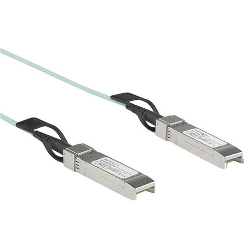StarTech.com Dell EMC AOC-SFP-10G-2M Compatible SFP+ Active Optical Cable, 16.40 ft (2 m), Aqua, 10 Gbit/s, SFP+ to SFP+, 1 Each