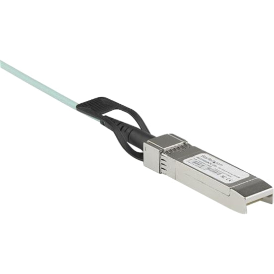 StarTech.com Dell EMC AOC-SFP-10G-2M Compatible SFP+ Active Optical Cable, 16.40 ft (2 m), Aqua, 10 Gbit/s, SFP+ to SFP+, 1 Each