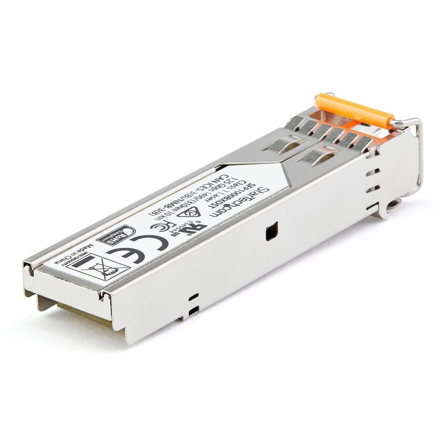 StarTech.com Dell EMC SFP-1G-BX10-U Compatible SFP Transceiver Module, 1000Base-BX10, LC Duplex, Single-mode, Gigabit Ethernet, Hot-swappable, 1 Each