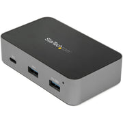 StarTech.com 3-Port USB-C Hub with LAN Port - 10 Gbps - 2x USBA & 1x USB-C - Powered