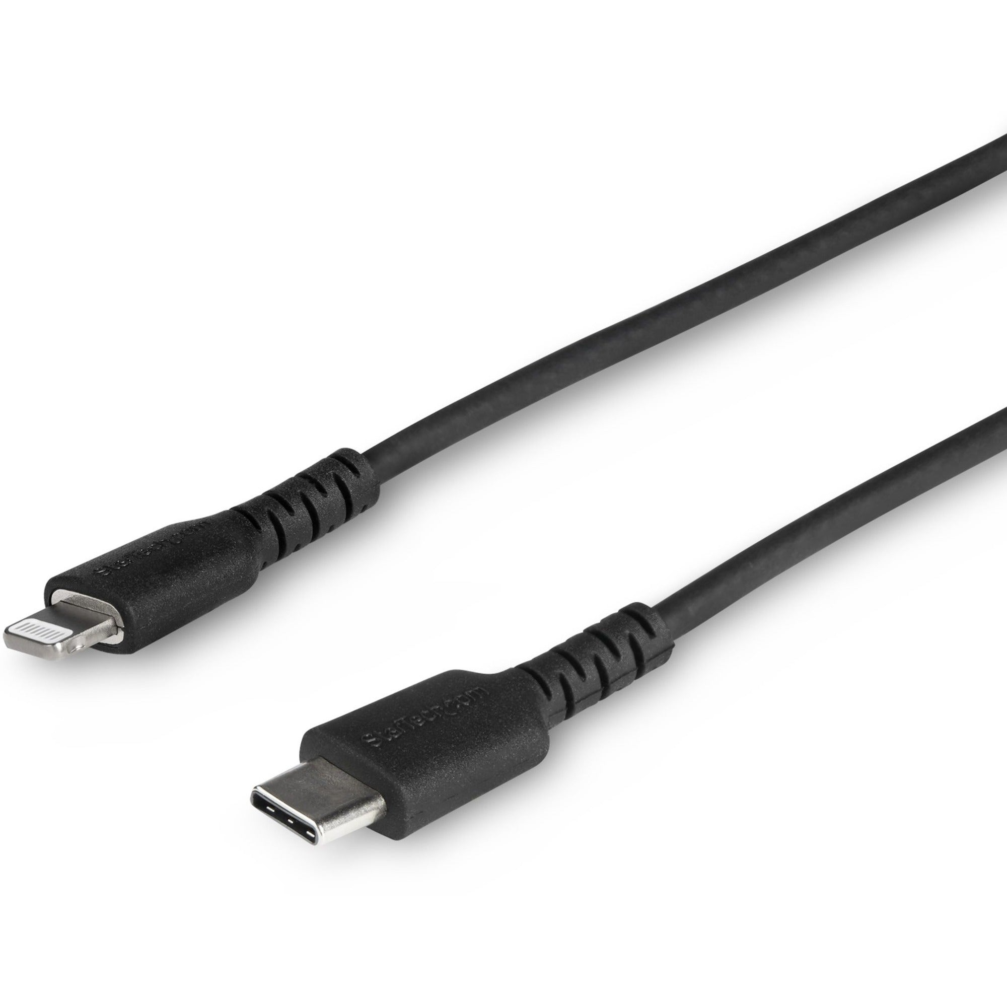 StarTech.com 1 m (3.3 ft.) USB C To Lightning Cable - Apple MFi Certified - Black