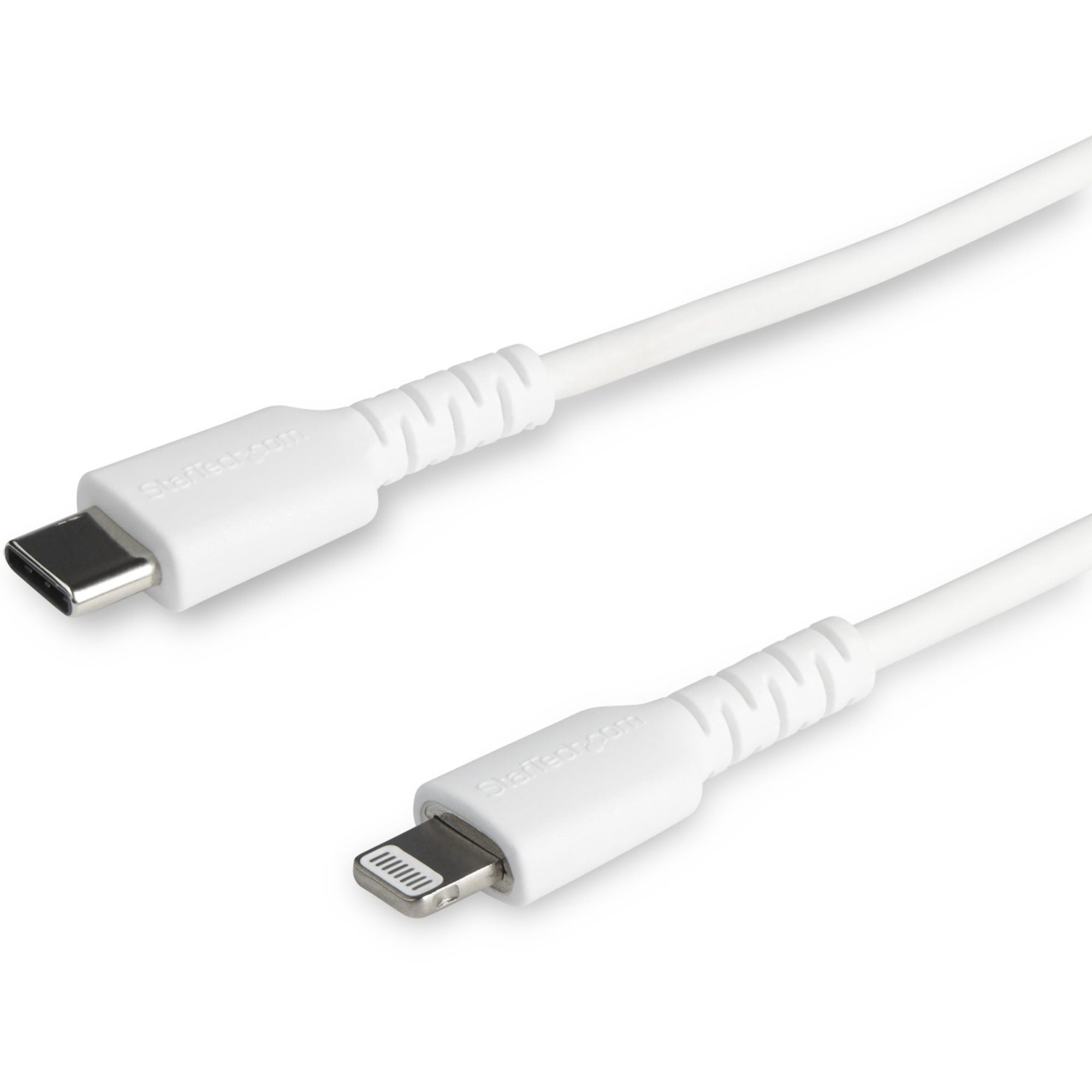 StarTech.com 2 m (6.6 ft.) USB C To Lightning Cable - Apple MFi Certified - White