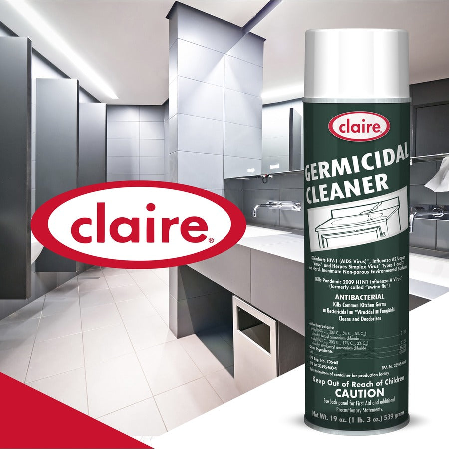 19 fl oz (0.6 quart) - Floral Scent - Disinfectant, Deodorize - White - 12 / Carton