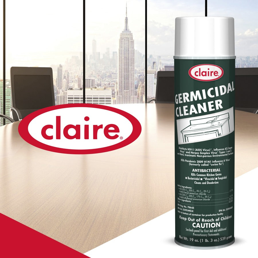 19 fl oz (0.6 quart) - Floral Scent - Disinfectant, Deodorize - White - 12 / Carton