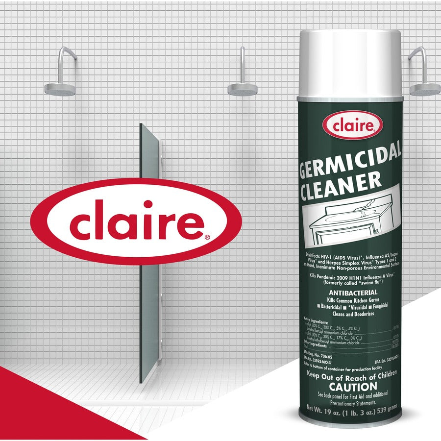 19 fl oz (0.6 quart) - Floral Scent - Disinfectant, Deodorize - White - 12 / Carton