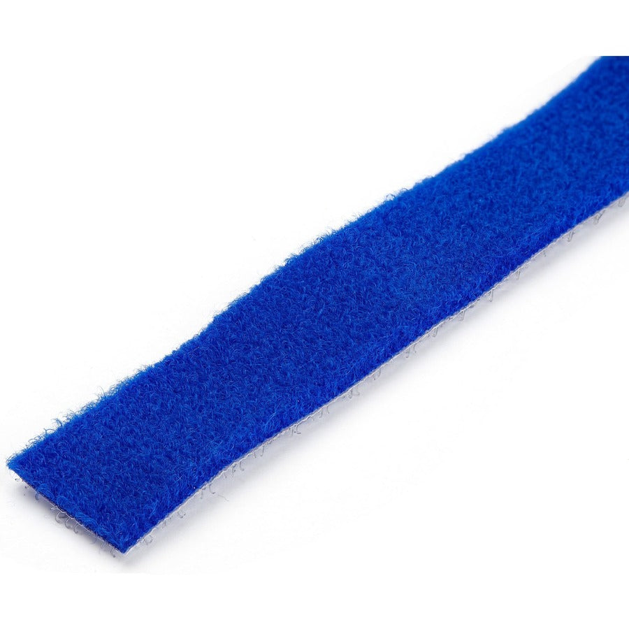 StarTech.com 50ft. Hook and Loop Roll - Blue