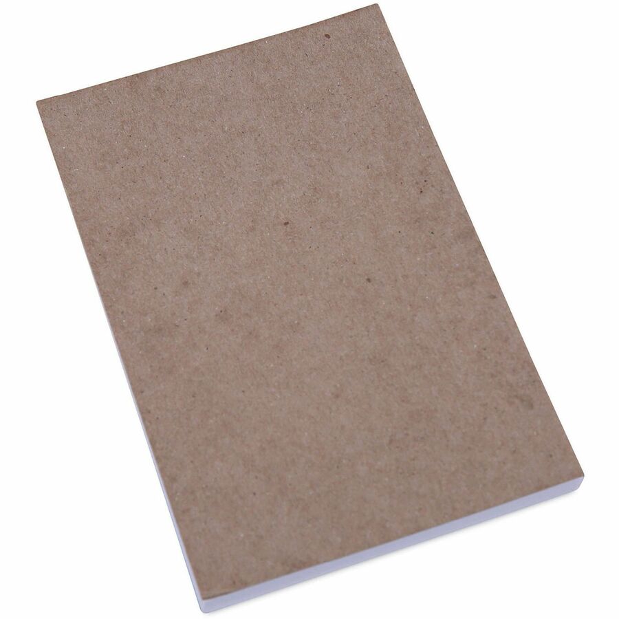 1 Subject(s) - 100 Sheets - 200 Pages - Plain - Glued - 16 lb Basis Weight - 4" x 6" Sheet Size - 6" Height x 4" Width - Plain White Paper - 120 / Carton