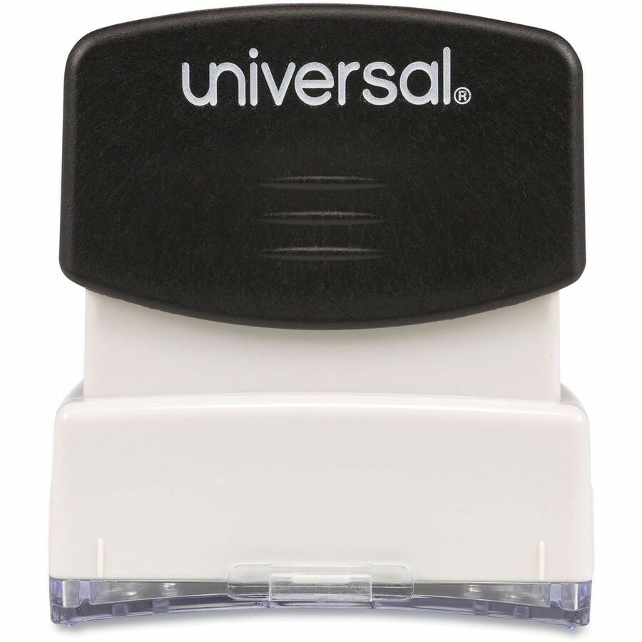 Message Stamp - ORIGINAL - 1.69" Impression Width - Blue - ABS Plastic - Recycled - 1 Each - TAA Compliant