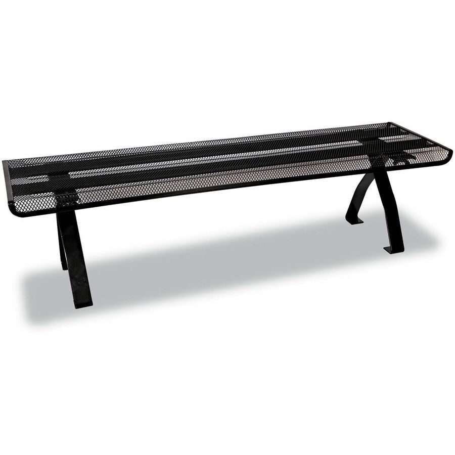 1 Shelf(ves) - 7" Height x 26.13" Width x 7" Depth - Black - Steel Mesh - 1 Each