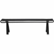 1 Shelf(ves) - 7" Height x 26.13" Width x 7" Depth - Black - Steel Mesh - 1 Each