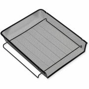 Universal Desk Tray - 1 Compartment(s) - 2.50" Height x 17" Width x 10.88" Depth - Black - Metal Mesh - 1 Each