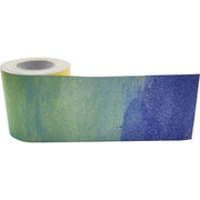 Watercolor Straight Rolled Border Trim